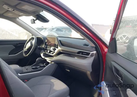 2023 Toyota Highlander Le z USA, uszkodzony, nr VIN 5TDKDRAH4PS010494